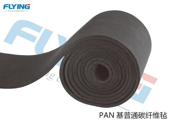 PAN based carbon fibre felt